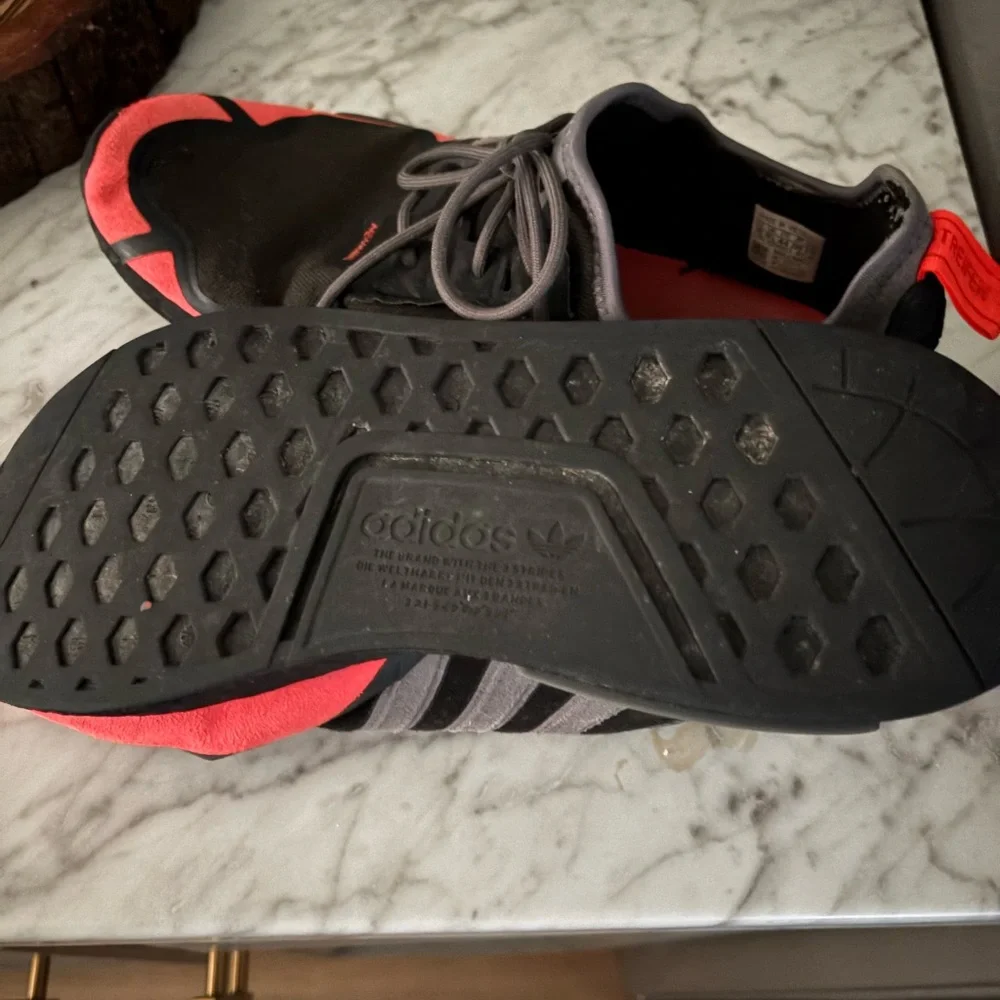 adidas Black & orange Low-Top NMD Runner Sneakers